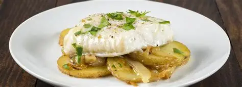 Pomme de terre en papillote et filet de colin